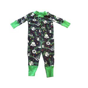 Hanna Andersson Organic Star Wars Holiday Pajama Sleeper Size 50